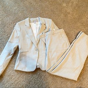 Light Grey H&M Blazer Pant Suit